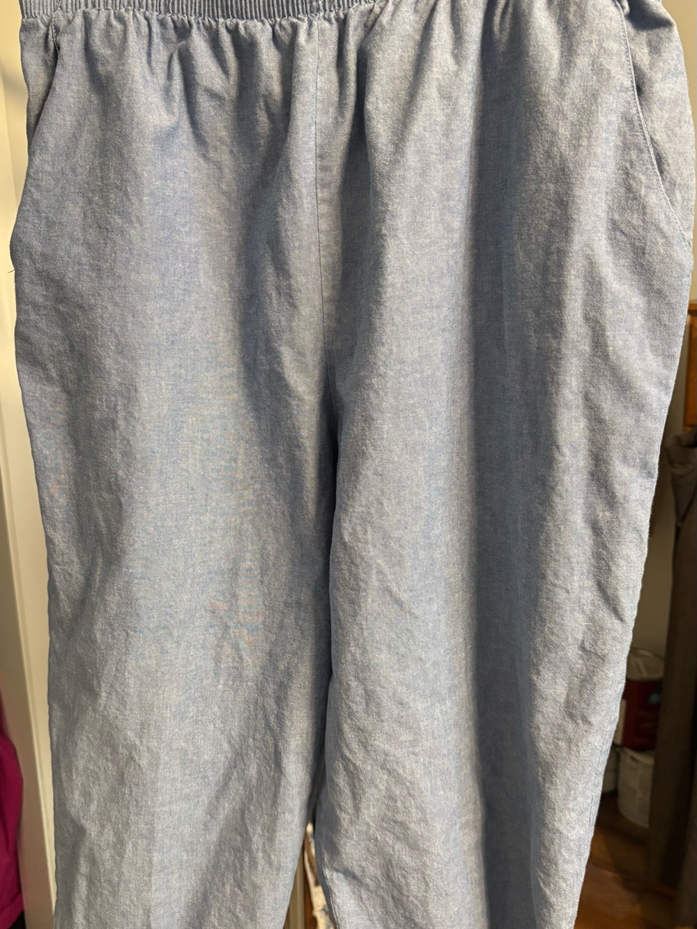 Briggs New York Light Blue Women's Capris
